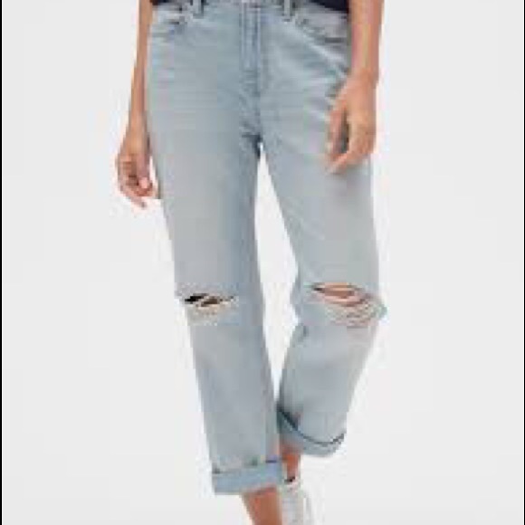 Ripped Mom Jeans - Picture 1 of 3